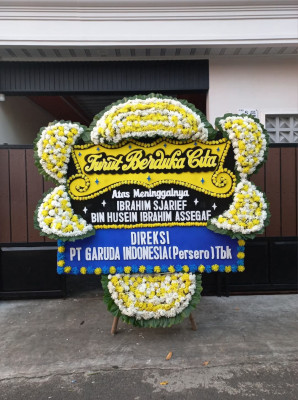 Papan Bunga Duka di Sukadamai