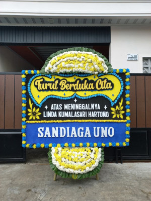 Papan Bunga Duka di Sukadamai